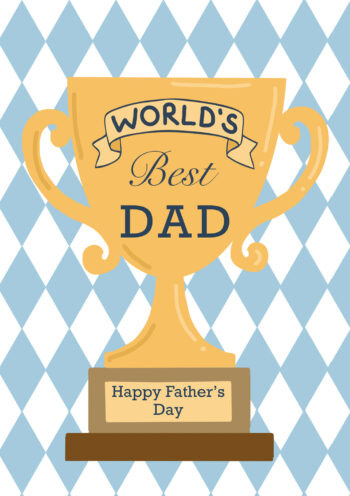World's Best Dad Trophy