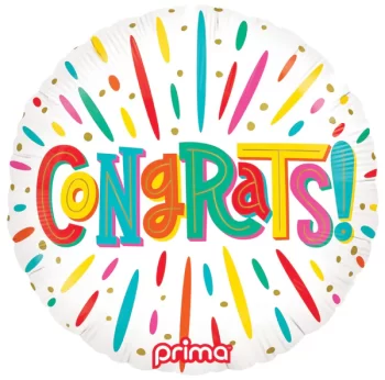 Colourful Congratulations Balloon