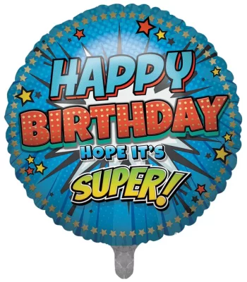 Extra Large Happy Birthday Hope It's Super Balloon