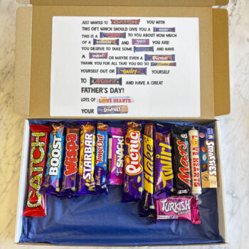 Father's Day Chocolate Message Box