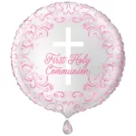 communion balloon girl