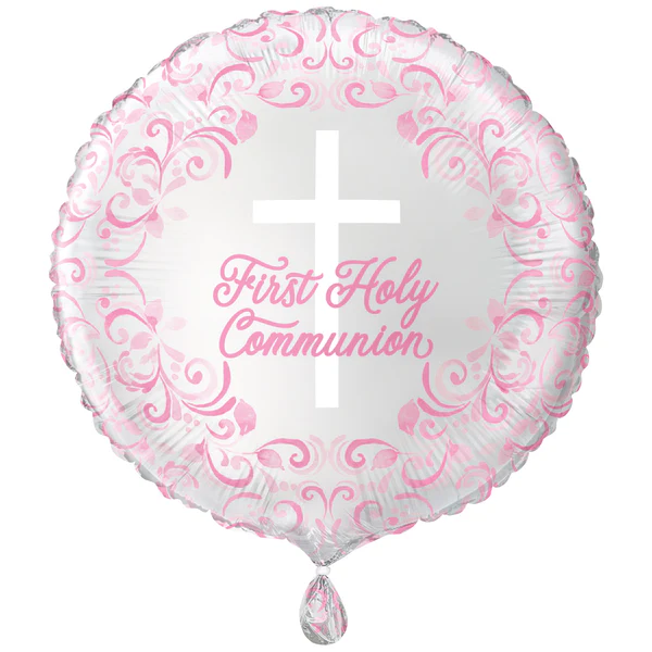 communion balloon girl