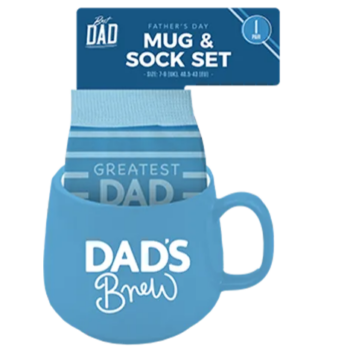 Father's Day Mug and Socks - Dad's Brew