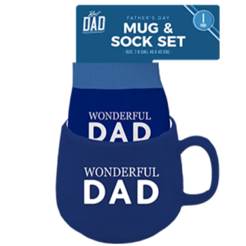 Father's Day Mug and Socks - Wonderful Dad