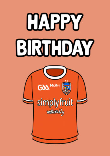 Armagh GAA Jersey - Birthday Card