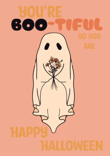 Boo-Tiful - Halloween Card