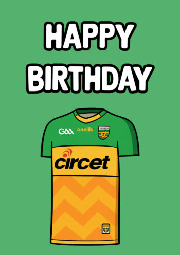 Donegal GAA Jersey - Birthday Card