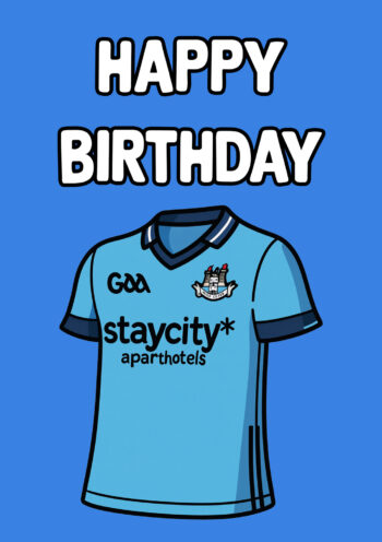 Dublin Jersey - Birthday Card