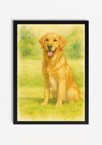 Golden Retriever Print