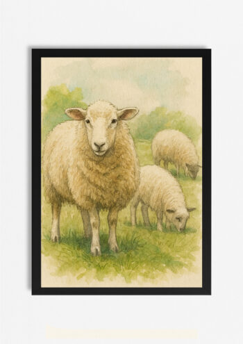 Sheep Print