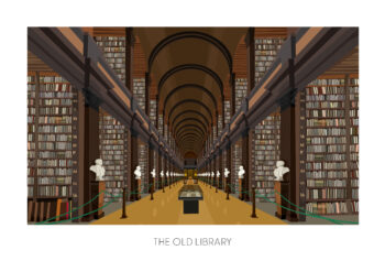 The Old Library Print