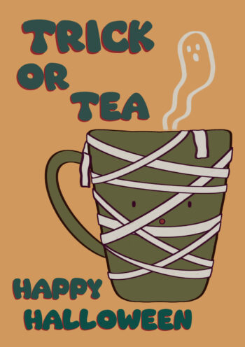 Trick or Tea - Halloween Card