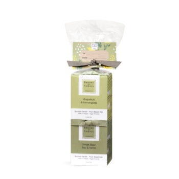 Brooke & Shoals - Travel Candle Set of 2 Citrus & Wood Scents