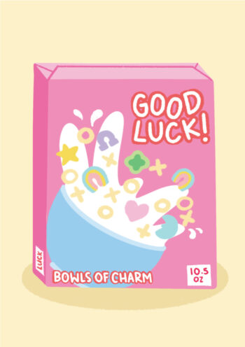 Cute Lucky Charms Card