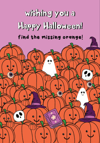 Halloween Brain Teaser Card