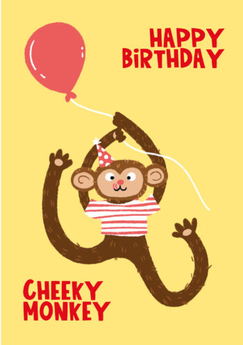 Happy Birthday Cheeky Monkey