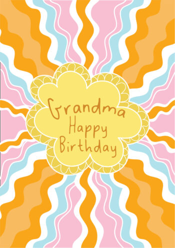 Happy Birthday Grandma Card