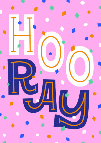 Hooray Quirky Celebration Card
