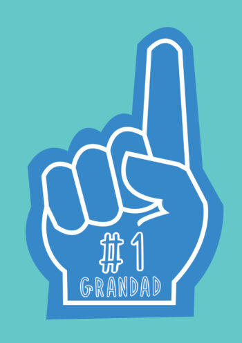 Number 1 Grandad Greeting Card