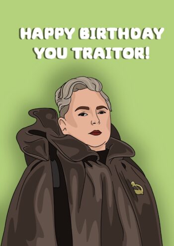 Siobhán McSweeney - The Traitors Inspired Birthday Card