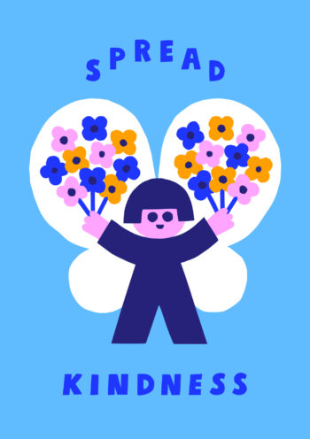 Spread Kindness - Cute Greeting Card