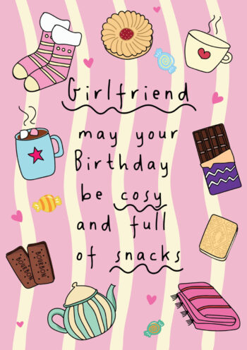 Cosy Birthday Full of Snacks - Girlfriend