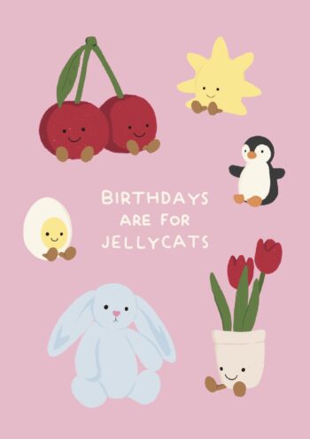 Cute Jellycat Birthday Card