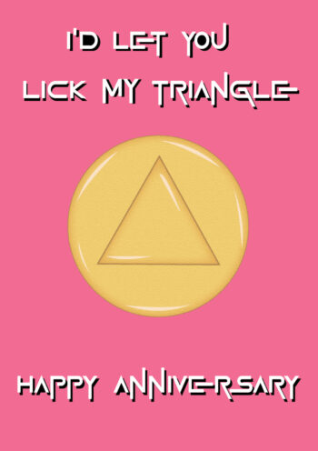 Lick My Triangle - Squid Game Inspired Anniversary Card