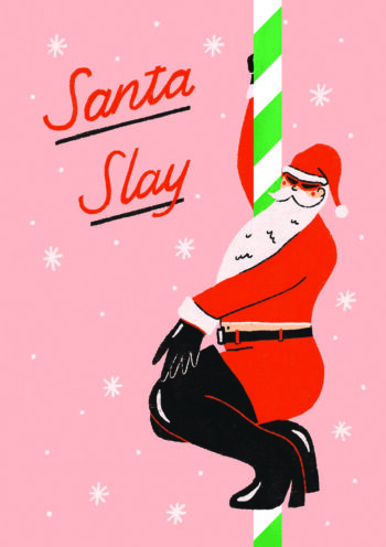 Santa Slay - Funny Christmas Card