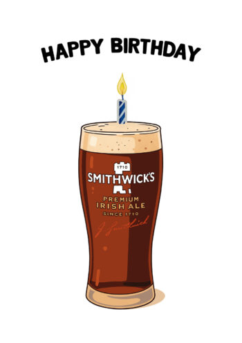 Smithwicks Birthday Card