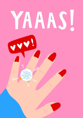 YAAAS! Engagement Card