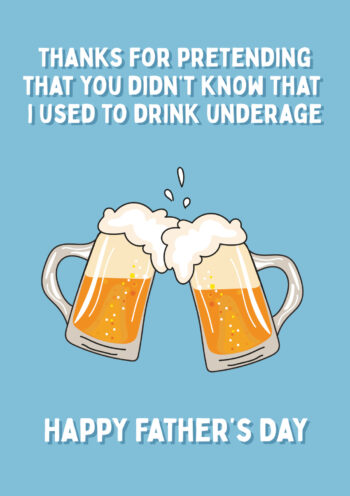 Dad, Thanks for Pretending...