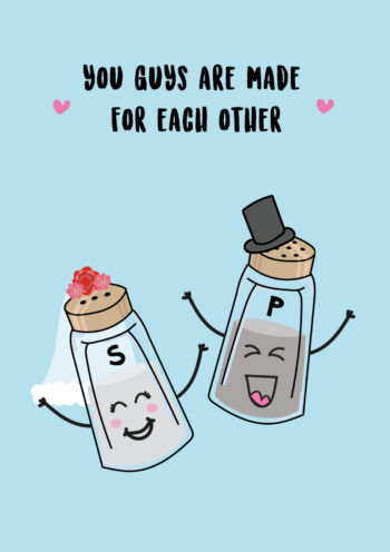 Made For Each Other - Salt and Pepper Wedding