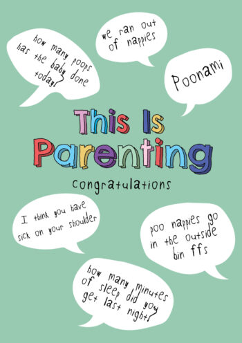 This is Parenting...Funny New Baby Card
