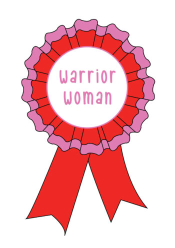 Warrior Woman Award Card