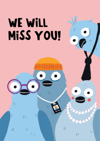 We Will Miss You! Goodbye Co-Worker Card