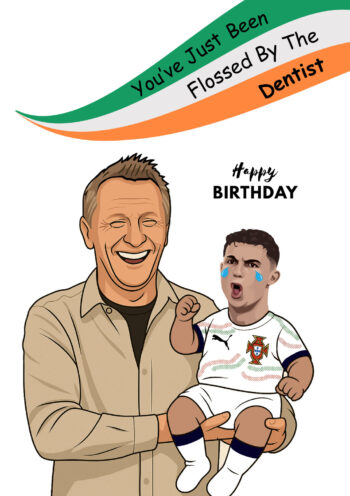 You've Just Been Flossed - Funny Birthday Card