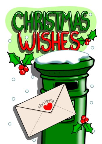 Christmas Wishes From Home - An Post Inspired Card