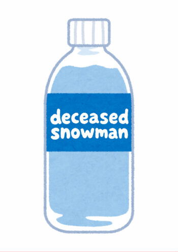 Deceased Snowman - Funny Christmas Card