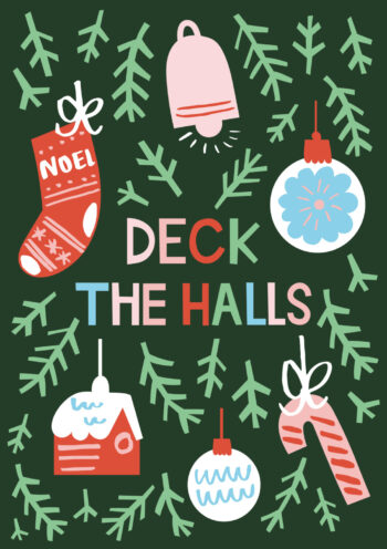 Deck The Halls - Cute Christmas Ornaments