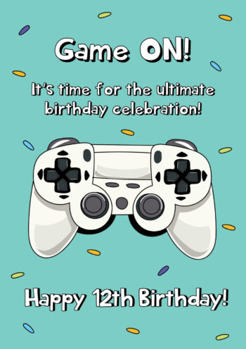 Game On! Happy 12th Birthday