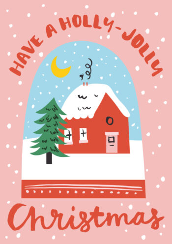 Have a Holly-Jolly Christmas - Cosy Snowglobe