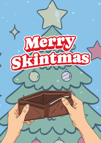 Merry Skintmas Funny Christmas Card