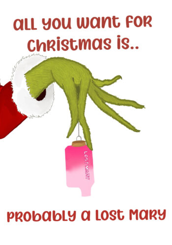 Probably a Lost Mary - Funny Grinch Christmas Card