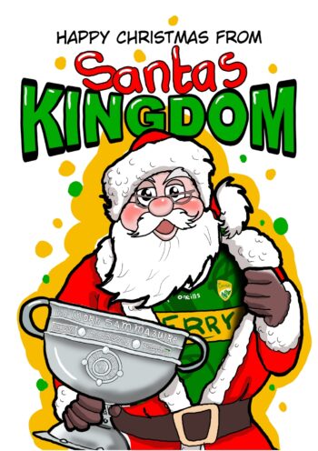 Santa's Kingdom - Sam Maguire Christmas Card