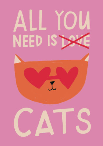 All You Need is Cats Card