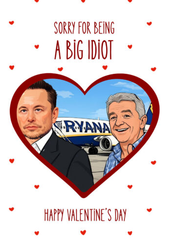 Big Idiot - Funny Valentine's Card