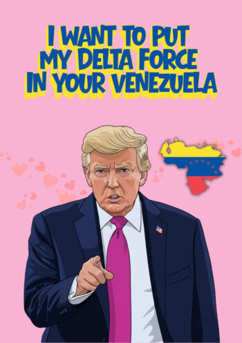 Delta Force In You Venezuela Valentine's Day Card