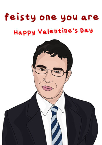 Feisty One - Funny Inbetweeners Will Valentine's Card