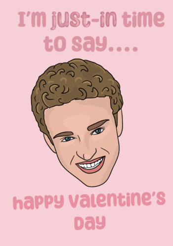 Funny Justin Timberlake Valentine's Card